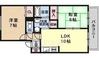 京都府京都市西京区樫原蛸田町【アパート】の間取り