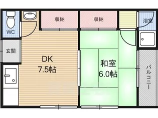 森島荘【1階】の間取り
