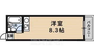 サンウィング桂【3階】の間取り