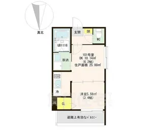 KayOto residence 久世上久世町【1階】の間取り