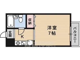 セジュール東桂【2階】の間取り