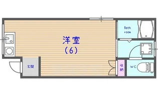 京都府向日市物集女町出口【アパート】の間取り