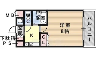 プリメール松原【2階】の間取り