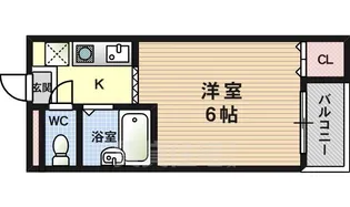 大阪府大阪市西淀川区御幣島2丁目【マンション】の間取り