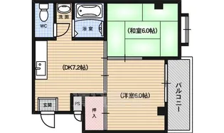 ヴィラロイヤルYUKI【4階】の間取り
