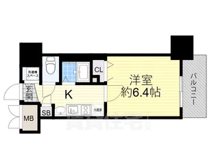 プレサンス新大阪クレスタ【11階】の間取り