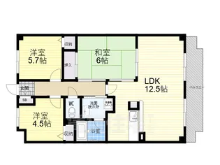 ココ西宮【5階】の間取り