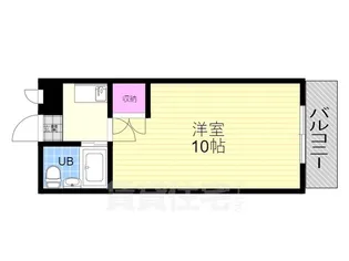 1Kの間取り画像