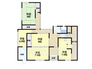 奈良県高市郡高取町大字観覚寺【一戸建】の間取り