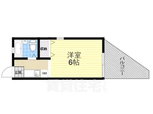 1Kの間取り画像