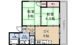 エントピア車折【2階】の間取り