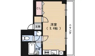 ホワイトクレステ【6階】の間取り
