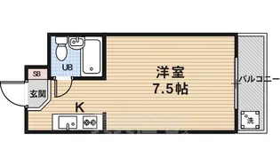 第2京都メゾンベルジュ西京極【3階】の間取り