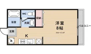 GRAND CASA TENJINGAWA【2階】の間取り