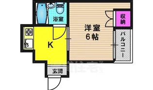 ラビットハイツ【207号室】の間取り