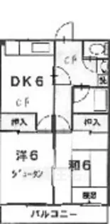 ハイツ木村【3階】の間取り