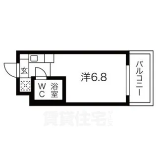 プラネシア京都【4階】の間取り