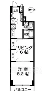 藤和シティコープ西洞院【2階】の間取り