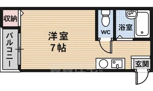 M’S太秦【3D号室】の間取り