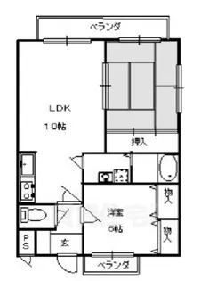 アフリー太田2【1階】の間取り