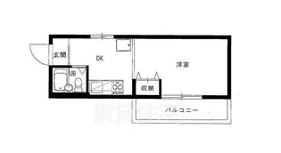 メゾン・ド・セルリアン【2階】の間取り