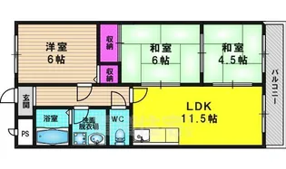 メゾン・ド・リッツ【2階】の間取り