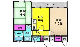 DAKOTA HOUSE【3階】の間取り