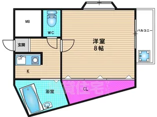 ソルフェージュ桂【3階】の間取り