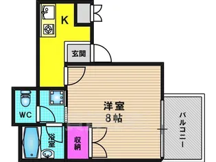 Graffiti Matsui【1階】の間取り