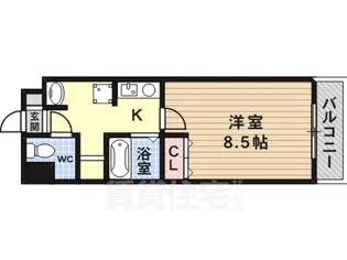 フィップロード【202号室】の間取り