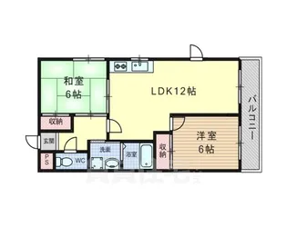 パレス金ヶ原【3階】の間取り