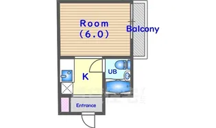 マルカクカウンタックハイツ【201号室】の間取り