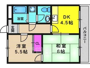 京都府京都市西京区御陵内町【マンション】の間取り