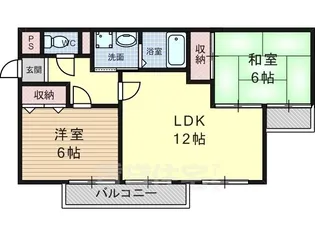 パレス金ヶ原【2階】の間取り