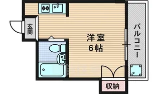グラシィオ中久世【102号室】の間取り