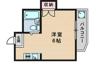 グラシィオ中久世【3階】の間取り