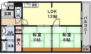 ルミネ玉山【2階】の間取り