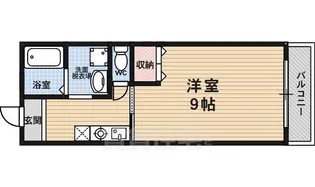 クーネルハイツ桂【2階】の間取り