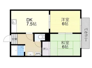 フレグランス松尾【2階】の間取り