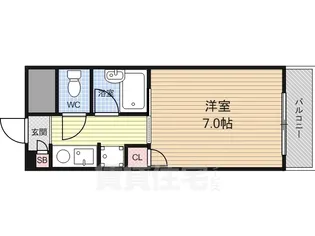 ケーズコート【2階】の間取り