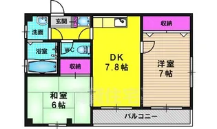 DAKOTA HOUSE【2階】の間取り