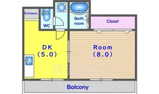 ネオハイム松尾【3階】の間取り