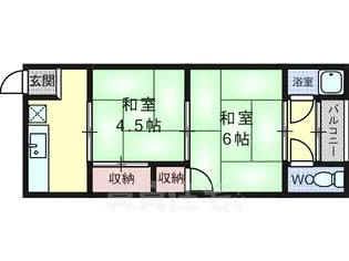 豊栄ハイツ【2階】の間取り