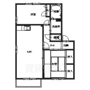サニーソシアB【2階】の間取り