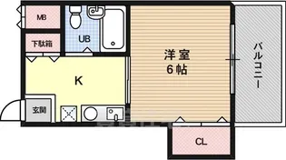ルミエール林【201号室】の間取り