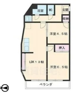 レジデンスヒルズ向台【3階】の間取り