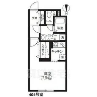 クレストタップ名古屋ウエスト【4階】の間取り