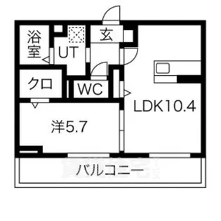 ジラソーレ【3階】の間取り