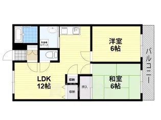 ラグジェレディK壱号館【2階】の間取り