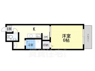 K's Court夙川【3階】の間取り